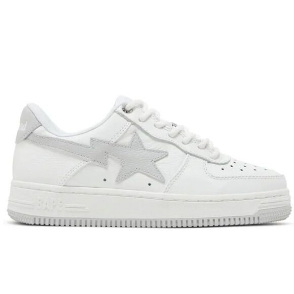 BAPE JJJJound x Wmns Bapesta 'White' SHOES WHITE SIZE 8.5 NEW WITH BOX - Picture 1 of 14